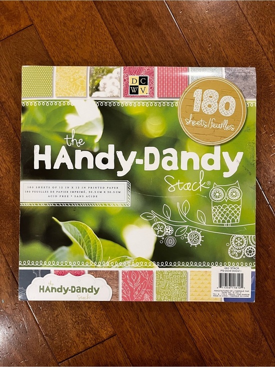 Other - Scrapbooking Journaling Craft Paper Book The Handy Dandy Stack 180 Paper Sheets